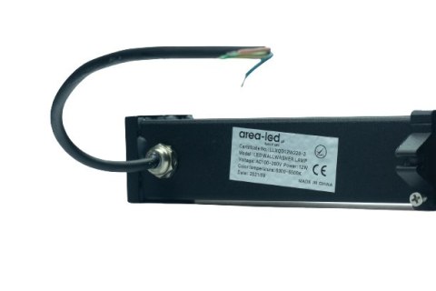 Lampa Wall washer naświetlacz liniowy 12W 1200lm° IP65 kąt świecenia 30° 3000-3200K