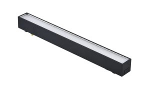 Lampa magnetyczna LED 20W 3000K szynowa liniowa czarna 48V ciepła barwa