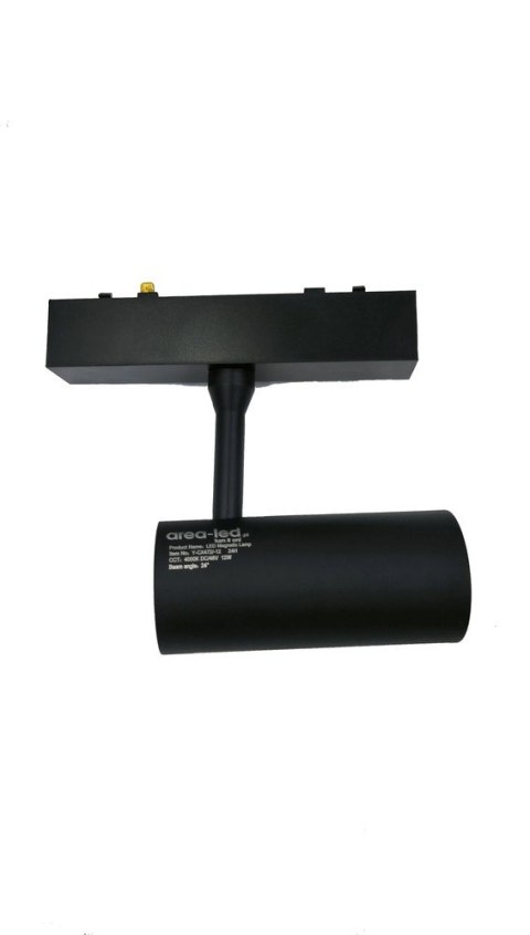 Reflektor Spot Szynowy Magnetyczny LED 10W 3000K 48V Czarny - Nowoczesne Oświetlenie Reflektor Spot Szynowy Magnetyczny LED 10W 3000K 48V Czarny - Nowoczesne Oświetlenie