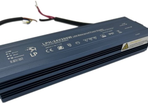 ZASILACZ 200W 24V HERMETYCZNY LPH200W EKSTRA SLIM IP67 ZASILACZ 200W 24V HERMETYCZNY LPH200W EKSTRA SLIM IP67