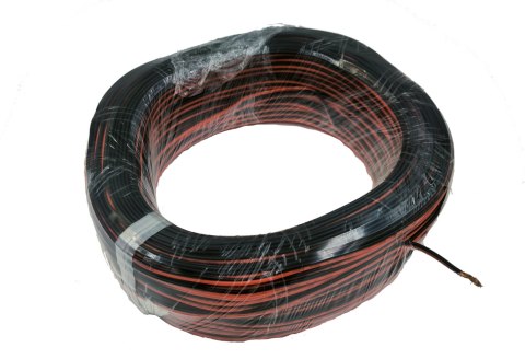 Kabel dwużyłowy do LED przewód 2*0.2 100m/rolka Kabel dwużyłowy do LED przewód 2*0.2 100m/rolka