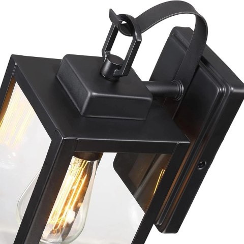 Lampa Elewacyjna Kinkiet Ogrodowy E27 LED Latarnia na Filament Lampa Elewacyjna Kinkiet Ogrodowy E27 LED Latarnia na Filament