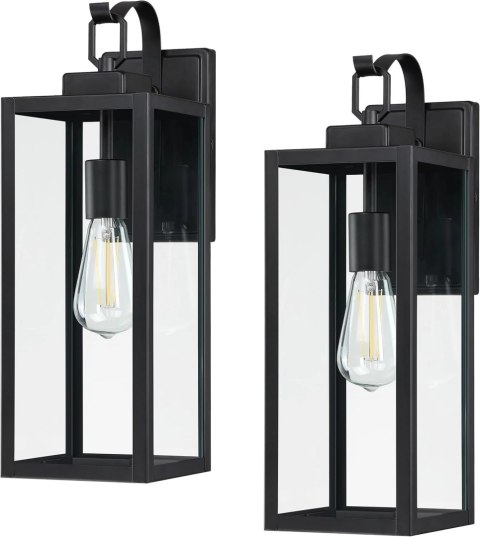 Lampa Elewacyjna Kinkiet Ogrodowy E27 LED Latarnia na Filament Lampa Elewacyjna Kinkiet Ogrodowy E27 LED Latarnia na Filament