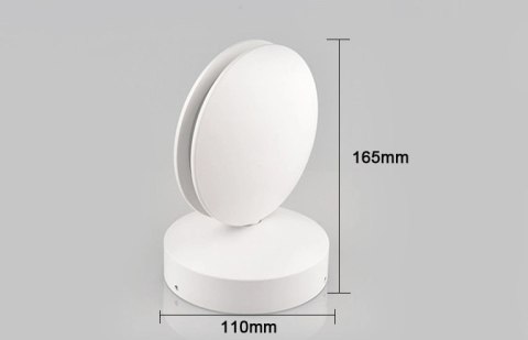 Lampa elewacyjna natynkowa kinkiet biała 9W 900lm Green IP65 Lampa elewacyjna natynkowa kinkiet biała 9W 900lm Green IP65