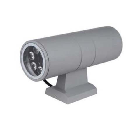 Lampa elewacyjna natynkowa punktowa kinkiet szara 2x9W 3000K 1800lm IP65 Kąt 45 ° Lampa elewacyjna natynkowa punktowa kinkiet szara 2x9W 3000K 1800lm IP65 Kąt 45 °