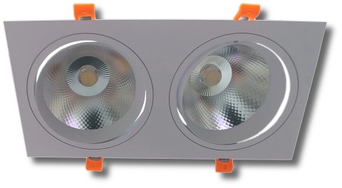 Lampa sufitowa podtynkowa podwójna LUO 30W 4500K Lampa sufitowa podtynkowa podwójna LUO 30W 4500K