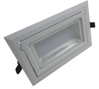 Naświetlacz Spot nastawny prostokątny biały 40W 4500K 4000lm 230V Anti-Flicker