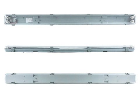 Oprawa hermetyczna liniowa LED 2x120cm IP65 zasilanie jednostronne Oprawa hermetyczna liniowa LED 2x120cm IP65 zasilanie jednostronne