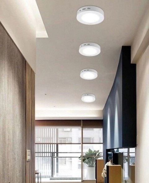 Panel natynkowy LED 22cm 18W 4000K 1750lm kąt świecenia 120°