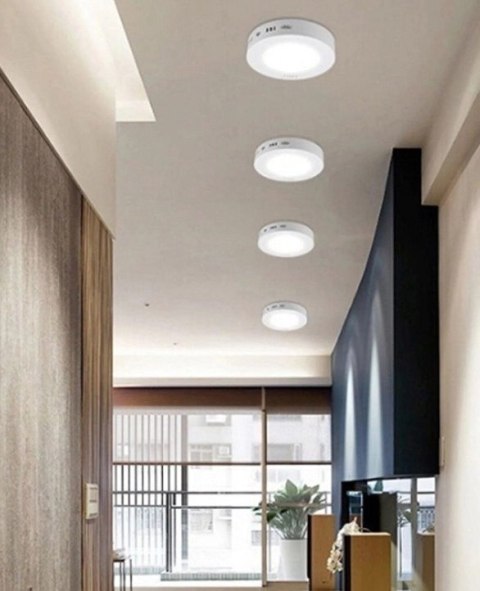 Panel natynkowy LED 22cm 18W 6000K 1750lm kąt świecenia 120°