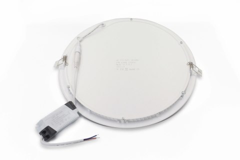 Panel podtynkowy LED 22cm 18W 6000K 1750lm kąt świecenia 120° Panel podtynkowy LED 22cm 18W 6000K 1750lm kąt świecenia 120°