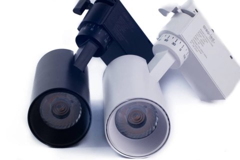 Reflektor LED lampa szynowa biała 10W 1 fazowa 4000K 1000lm kąt świecenia 30°