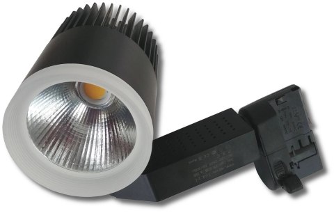 Reflektor LED lampa szynowa czarna 30W 3 fazowa 4500K 3500lm kąt świecenia 30° Reflektor LED lampa szynowa czarna 30W 3 fazowa 4500K 3500lm kąt świecenia 30°