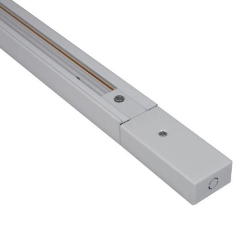 Szyna 1 fazowa biała 2mb listwa szynowa do lamp + zasilanie zaślepka Szyna 1 fazowa biała 2mb listwa szynowa do lamp + zasilanie zaślepka