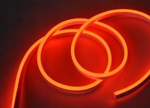 Wąż żelowy Neon LED 1 strona Red 1mb 7W 120d/m 700lm IP67 230V Wąż żelowy Neon LED 1 strona Red 1mb 7W 120d/m 700lm IP67 230V