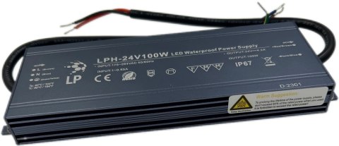 ZASILACZ 100W 24V HERMETYCZNY LPH100W EKSTRA SLIM IP67 ZASILACZ 100W 24V HERMETYCZNY LPH100W EKSTRA SLIM IP67