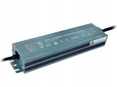 ZASILACZ 12V 200W HERMETYCZNY LPH-200W SLIM IP67 ZASILACZ 12V 200W HERMETYCZNY LPH-200W SLIM IP67
