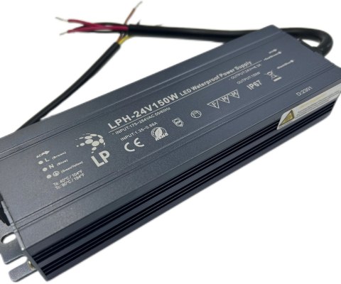ZASILACZ 150W 24V HERMETYCZNY LPH150W EKSTRA SLIM IP67 ZASILACZ 150W 24V HERMETYCZNY LPH150W EKSTRA SLIM IP67