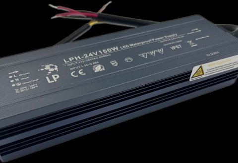 ZASILACZ 150W 24V HERMETYCZNY LPH150W EKSTRA SLIM IP67 ZASILACZ 150W 24V HERMETYCZNY LPH150W EKSTRA SLIM IP67