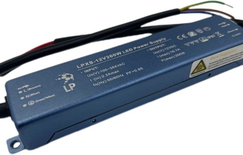 ZASILACZ 200W 12V HERMETYCZNY LPXS200W SLIM IP67 ZASILACZ 200W 12V HERMETYCZNY LPXS200W SLIM IP67