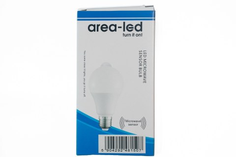 Żarówka LED bulb E27 z czujnikiem ruchu 7W 700lm 3000K biała ciepła Żarówka LED bulb E27 z czujnikiem ruchu 7W 700lm 3000K biała ciepła