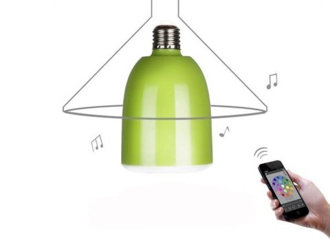 Żarówka LED smart głośnik bluetooth E27 5W biała Żarówka LED smart głośnik bluetooth E27 5W biała