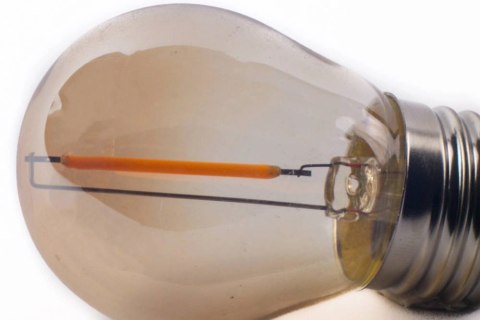 Żarówka vintage retro Edison Filament LED 1W G45 E27 2300K amber barwa ciepła Żarówka vintage retro Edison Filament LED 1W G45 E27 2300K amber barwa ciepła