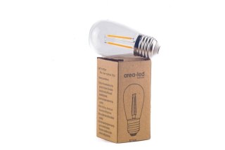 Żarówka vintage retro Edison Filament LED 2W ST45 E27 2800K barwa ciepła