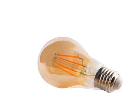 Żarówka vintage retro Edison Filament LED 4W A60 E27 2300K amber barwa ciepła Żarówka vintage retro Edison Filament LED 4W A60 E27 2300K amber barwa ciepła