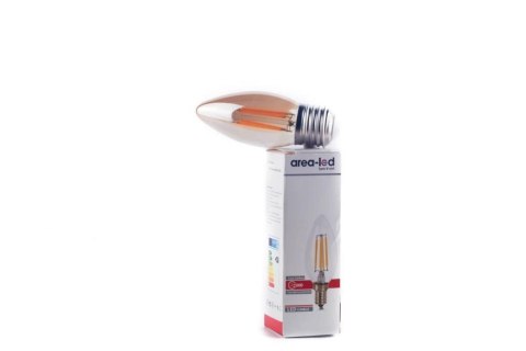 Żarówka vintage retro Edison Filament LED 4W C350 E27 2300K amber barwa ciepła