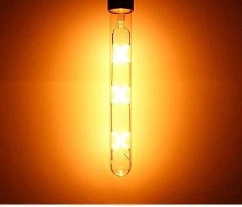 Żarówka vintage retro Edison Filament LED 6W T225 E27 2300K amber barwa ciepła Żarówka vintage retro Edison Filament LED 6W T225 E27 2300K amber barwa ciepła