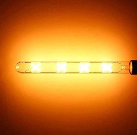 Żarówka vintage retro Edison Filament LED 8W T300 E27 2300K amber barwa ciepła Żarówka vintage retro Edison Filament LED 8W T300 E27 2300K amber barwa ciepła