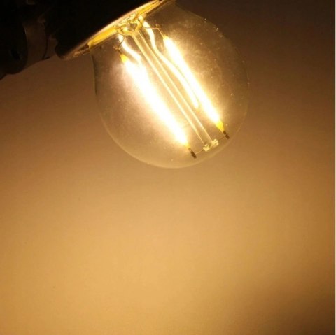 Zestaw girlanda świetlna ogrodowa 20m 20pkt + 20szt żarówka Edison LED 2W G45 E27 2700K ciepła Zestaw girlanda świetlna ogrodowa 20m 20pkt + 20szt żarówka Edison LED 2W G45 E27 2700K ciepła