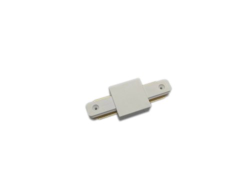Złączka łącznik 1 fazowy biały 3 cm do listwy szynowej Złączka łącznik 1 fazowy biały 3 cm do listwy szynowej
